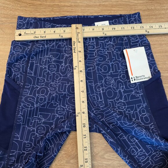 Russell Athletic Womens Short Sleeve Tee Sports Illustrated Leggings Blue Medium - Picture 11 of 15